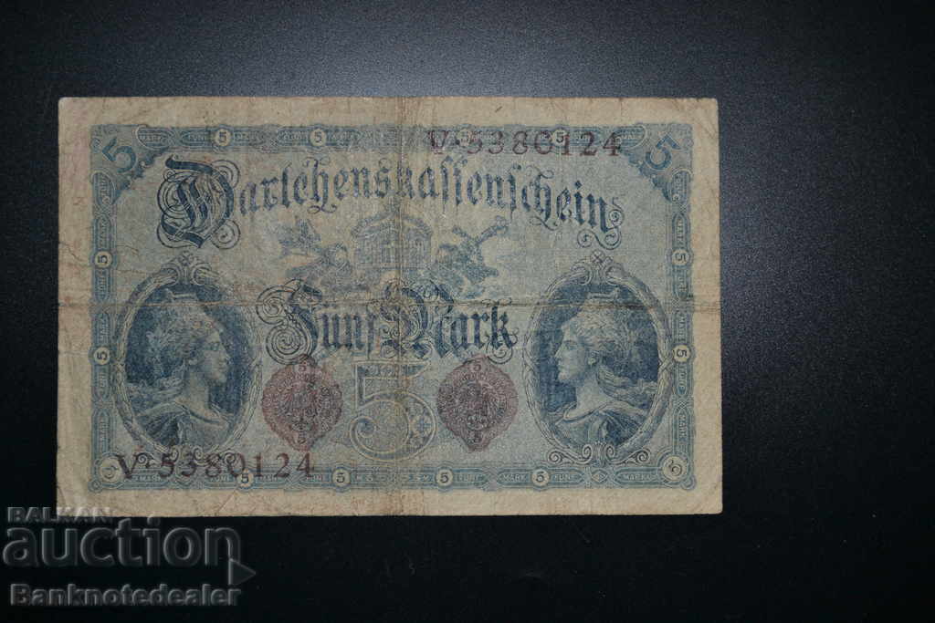 Germania 50 Mark 1914 Pick 47 Ref 0124