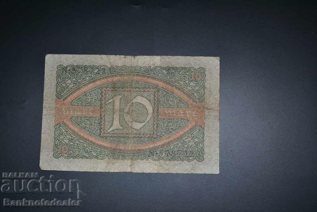 Germany 10 Mark 1920 Pick 67 Ref 7223 with price 1.00 BGN | € 0.51