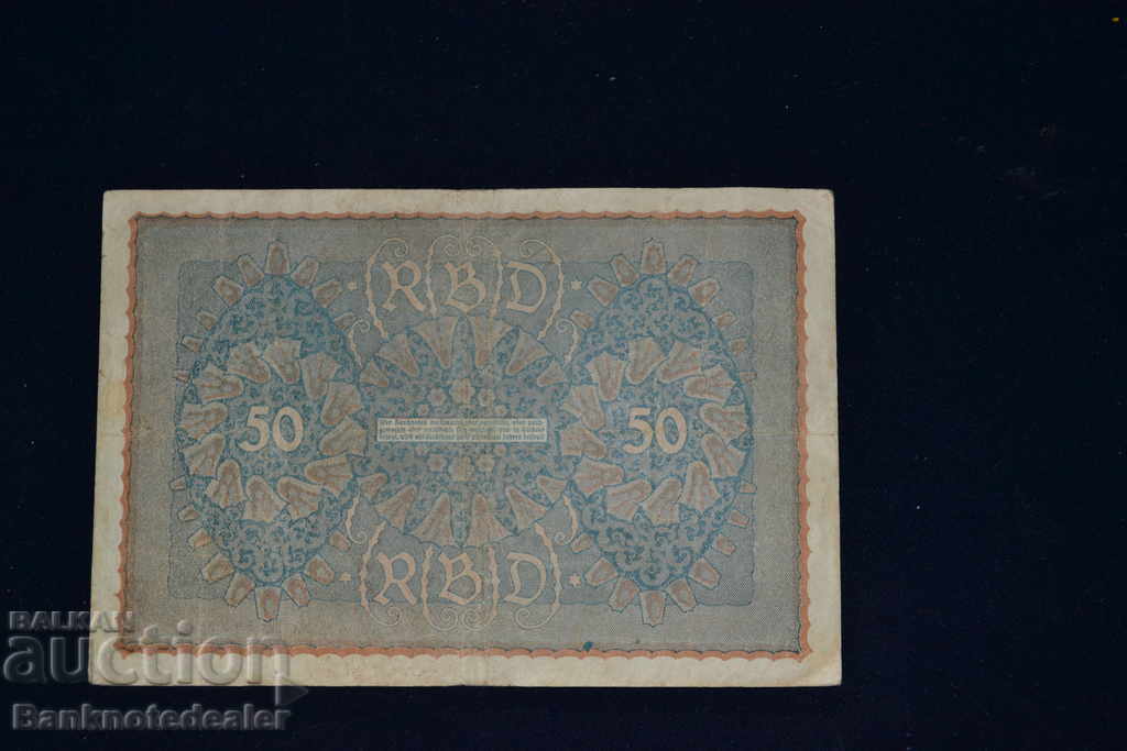 Germany 50 Mark 1919 Pick 66 Ref 4343 with price 4.00 BGN | € 2.05 Germany 50 Mark 1919 Pick 66 Ref 4343 with price 4.00 BGN | € 2.05