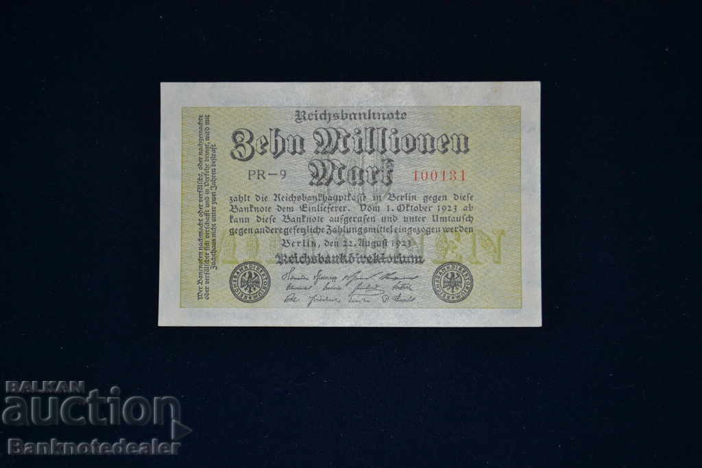 Germany Berlin 10 Millionen 1923 Ref PR 9 100131