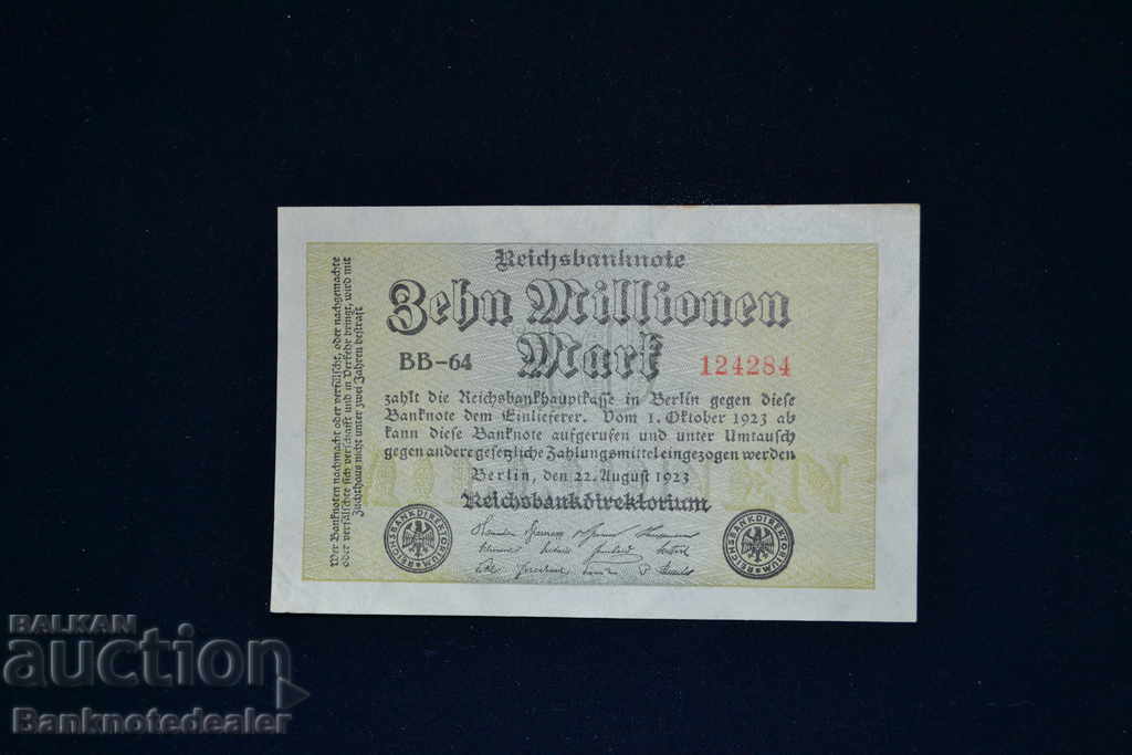 Germany Berlin 10 Millionen 1923 Pick 106  Ref BB64 124284