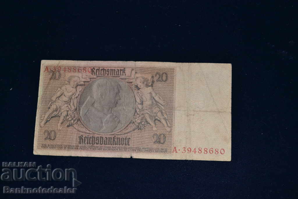 Germany 20 Mark 1929 Pick 181a Ref 8680 with price 6.00 BGN | € 3.07 Germany 20 Mark 1929 Pick 181a Ref 8680 with price 6.00 BGN | € 3.07