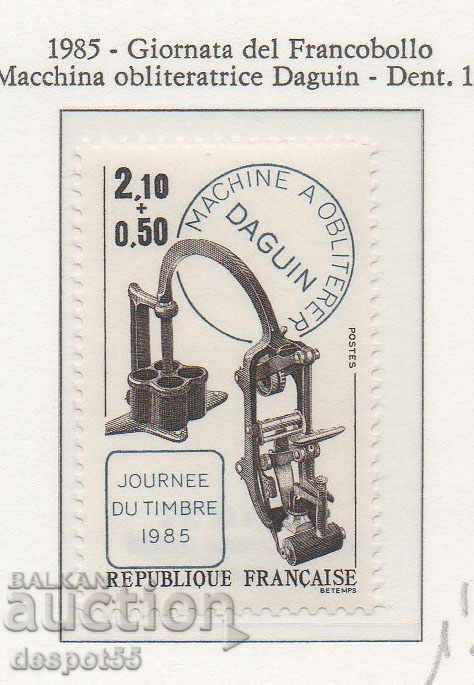 1985. France. Postage stamp day.