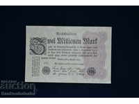 Germany 2 Millionen Mark 1923 Pick 104a Ref PG No1