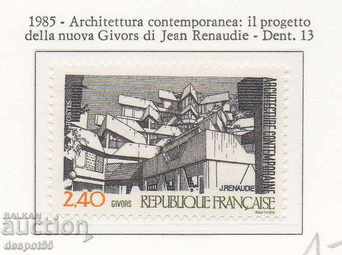 1985. Franța. Arhitectura contemporană.