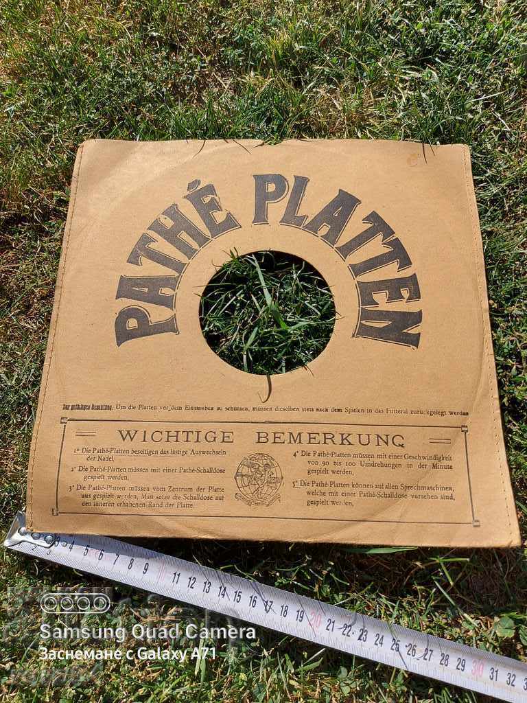 Delivery of GRAMOPHONE RECORD - WW I Delivery of GRAMOPHONE RECORD - WW I