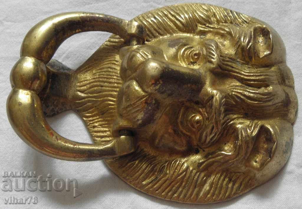 Old solid bronze "LION'S HEAD" door knocker. with price 99.99 BGN | € 51.12 Old solid bronze "LION'S HEAD" door knocker. with price 99.99 BGN | € 51.12