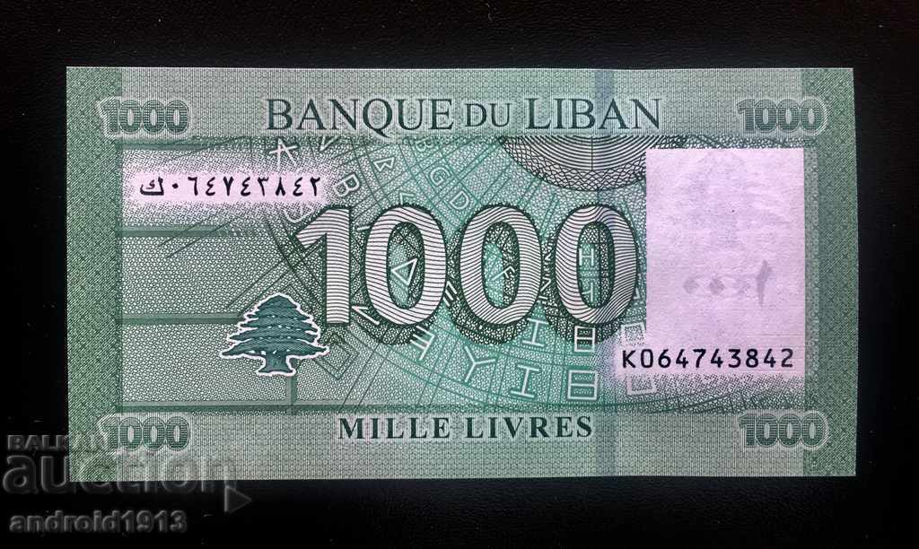 ЛИВАН - 1000 ЛИВРИ, Р-90, UNC