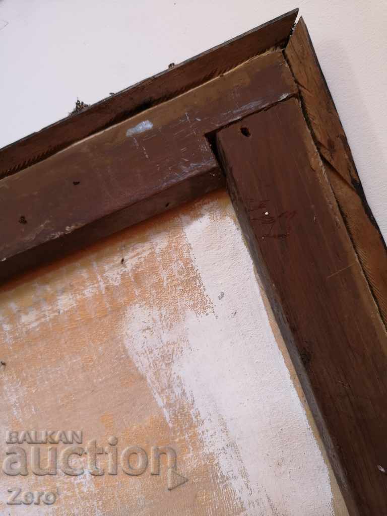 Old Painting Signed '' KM '' Oil Paints - 5