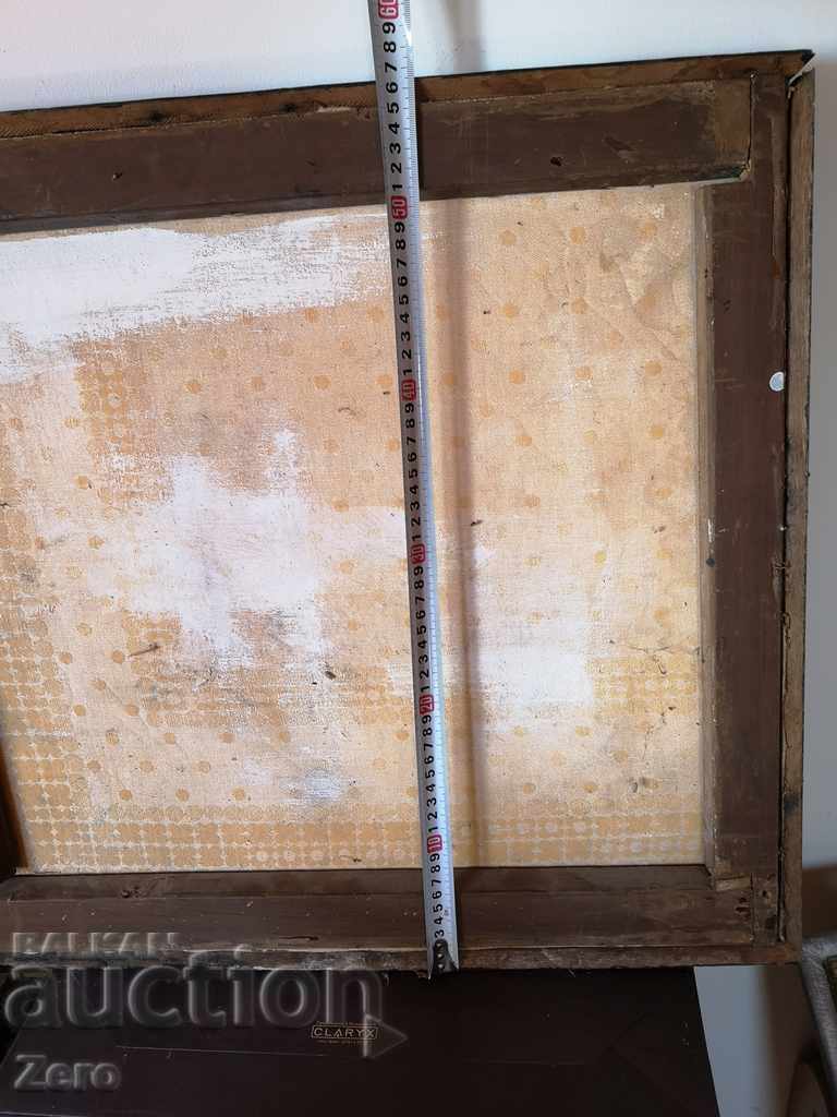 Old Painting Signed '' KM '' Oil Paints - 7