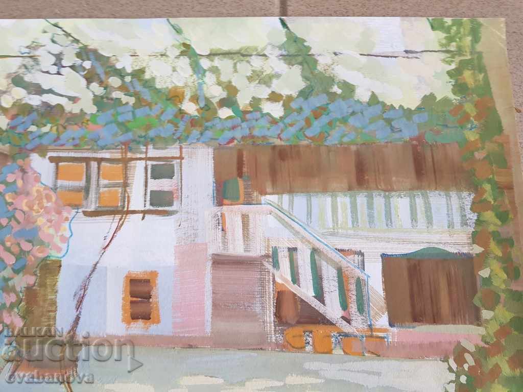 Delivery of Penka Nikolova a famous Bulgarian landscape painter Delivery of Penka Nikolova a famous Bulgarian landscape painter