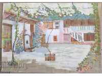 Penka Nikolova famous Bulgarian artist landscape YARD