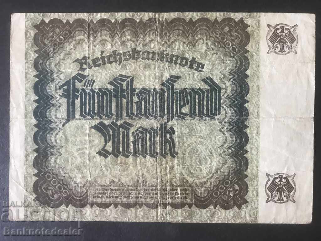 Germany 5000 Mark 1922 Pick 81 Ref 6035 with price 2.50 BGN | € 1.28 Germany 5000 Mark 1922 Pick 81 Ref 6035 with price 2.50 BGN | € 1.28