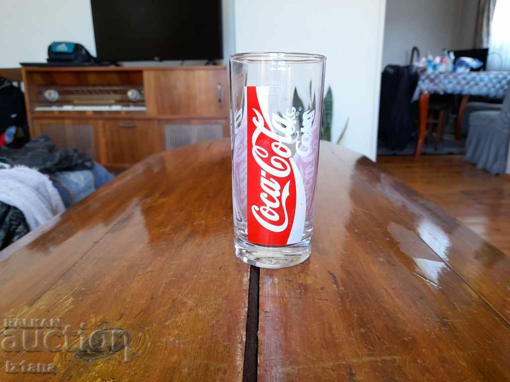 Old glass of Coca Cola, Coca Cola with price 20.00 BGN | € 10.23 Old glass of Coca Cola, Coca Cola with price 20.00 BGN | € 10.23