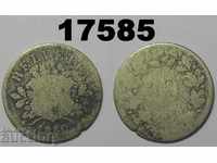 Швейцария 10 рапен 1850 монета
