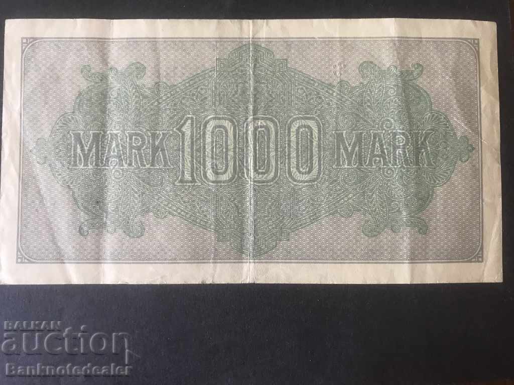 Germania 1000 Mark 1922 Pick 76 COE cu preț 2.50 BGN | € 1.28 Germania 1000 Mark 1922 Pick 76 COE cu preț 2.50 BGN | € 1.28