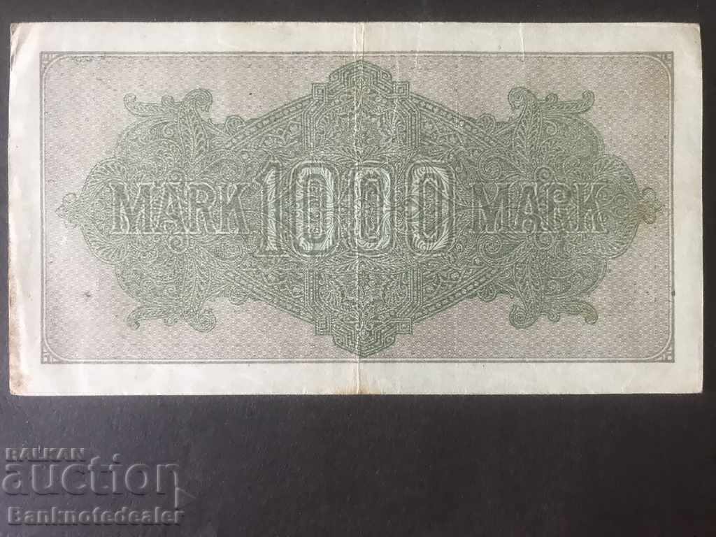 Germany 1000 Mark 1922 Pick 76 JMK with price 4.00 BGN | € 2.05