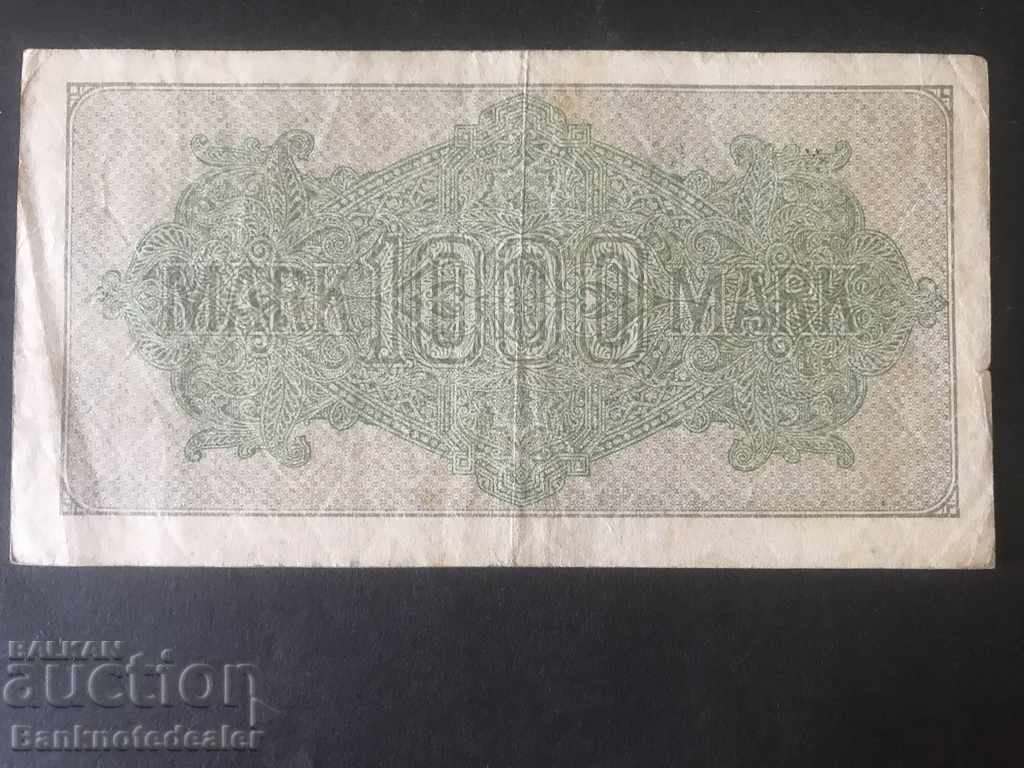 Germania 1000 Mark 1922 Pick 76 KPG LOW NUMBER 006865 cu preț 12.00 BGN | € 6.14 Germania 1000 Mark 1922 Pick 76 KPG LOW NUMBER 006865 cu preț 12.00 BGN | € 6.14