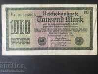 Germania 1000 Mark 1922 Pick 76 KPG LOW NUMBER 006865