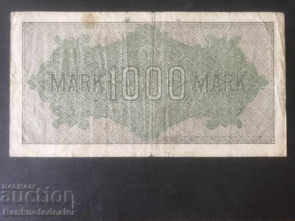 Germany 1000 Mark 1922 Pick 76 NPG with price 2.50 BGN | € 1.28