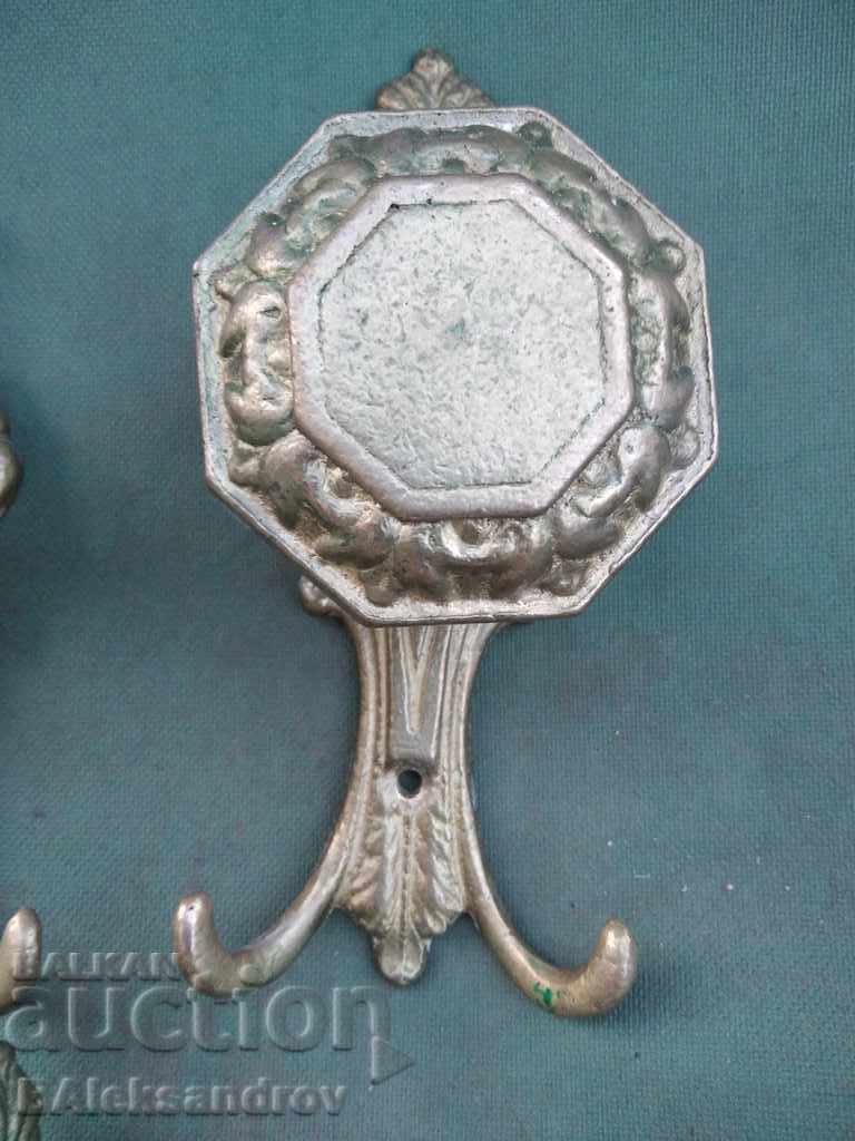 Lot of large bronze hangers - 5