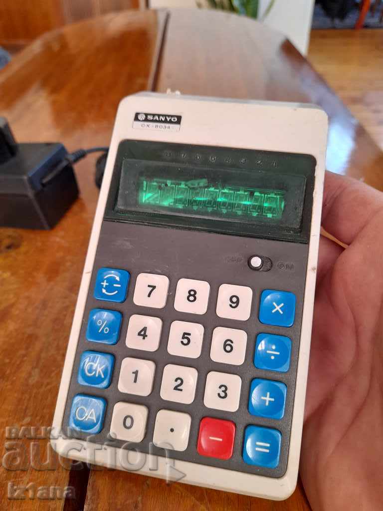 Стар калкулатор Sanyo CX-8034 с цена 40.00 лв. | € 20.45 Стар калкулатор Sanyo CX-8034 с цена 40.00 лв. | € 20.45