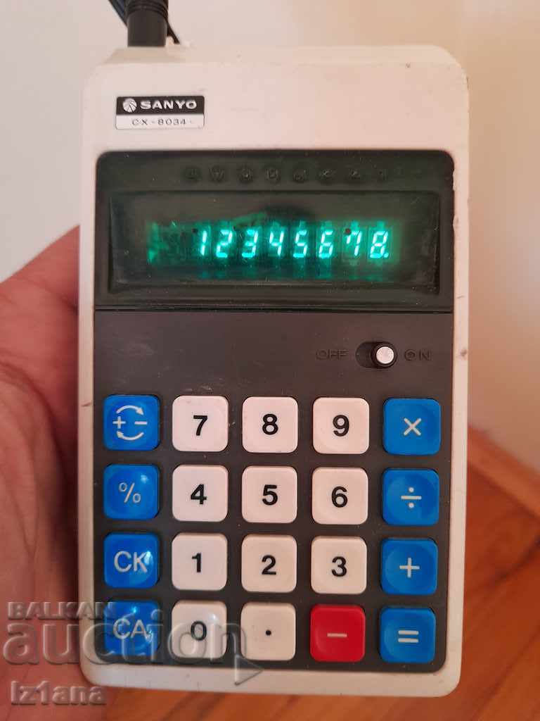 Стар калкулатор Sanyo CX-8034 - 7 Стар калкулатор Sanyo CX-8034 - 7