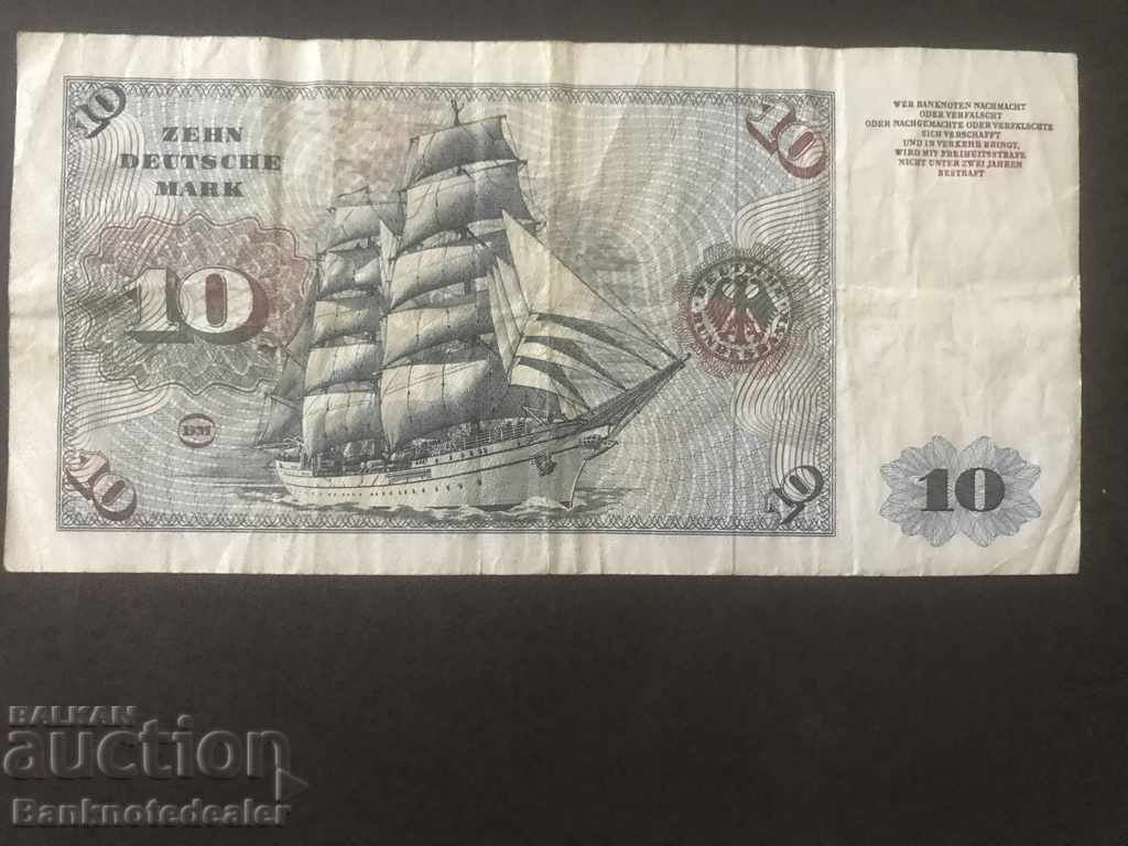 Germany Federal Republic10 Mark 1977 Pick 31b Ref 9395 with price 20.00 BGN | € 10.23
