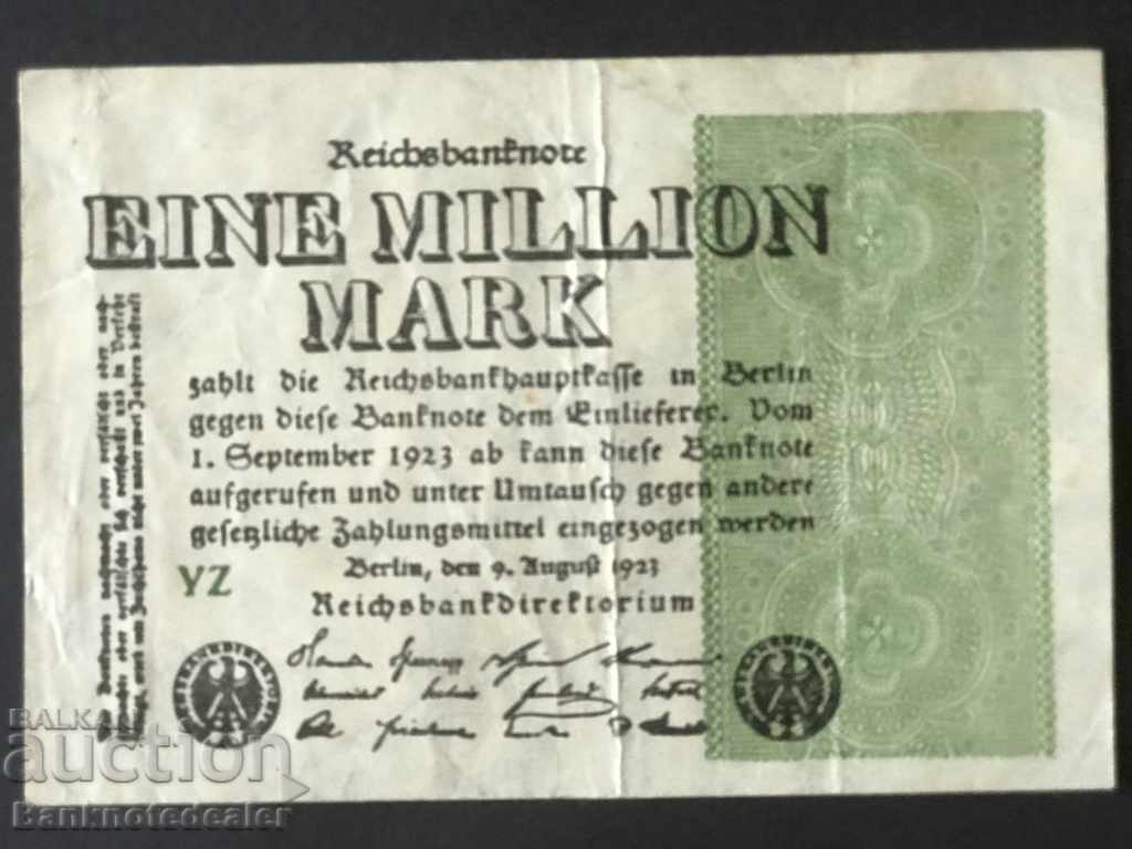 Germany 1000000 Mark 1923 Pick 102 YZ