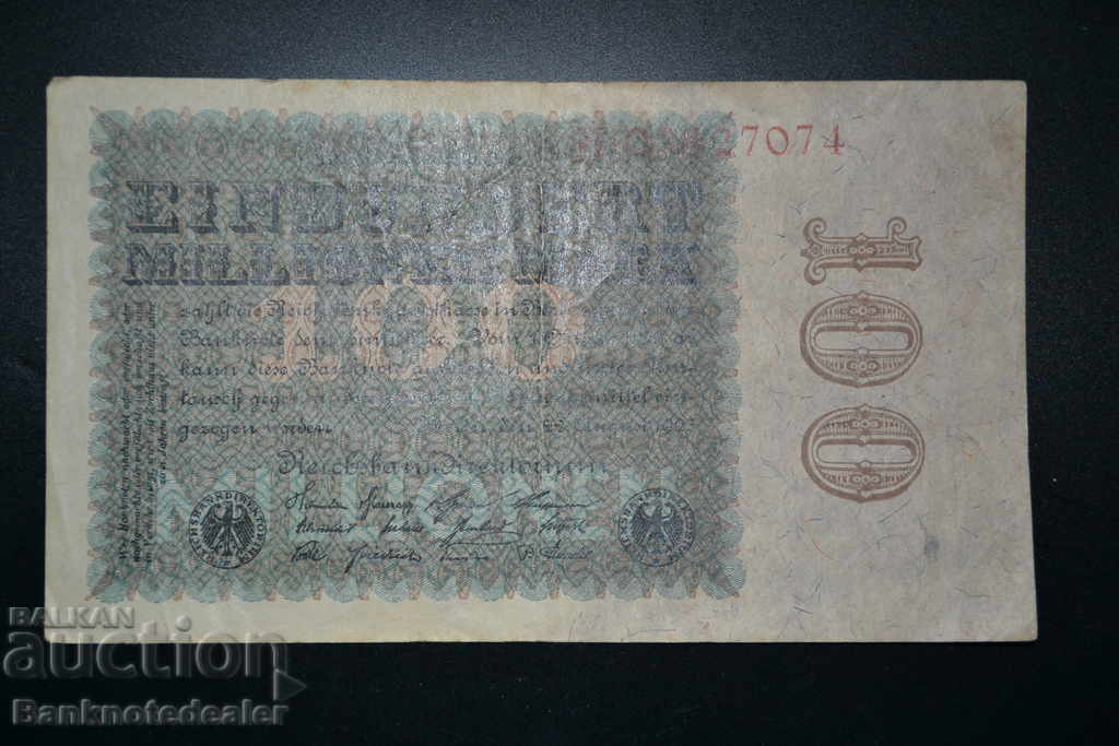 Γερμανία 100 εκατομμύρια δολάρια 1923 Επιλέξτε 107 Ref 7074