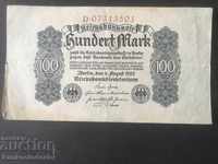 Germany 100 Mark 1922 Pick 75 Ref 3503