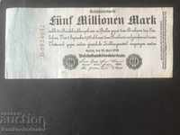 Germany 5 Million Mark 1923 Pick 95 Ref 4642