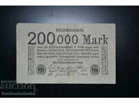 Germany 200000 Mark 9-8-1923 Pick 100 No 1