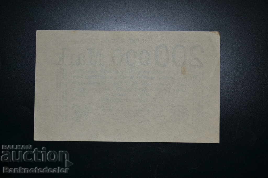 Germany 200000 Mark 9-8-1923 Pick 100 No 2 with price 4.00 BGN | € 2.05 Germany 200000 Mark 9-8-1923 Pick 100 No 2 with price 4.00 BGN | € 2.05