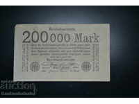 Germany 200000 Mark 9-8-1923 Pick 100 No 2