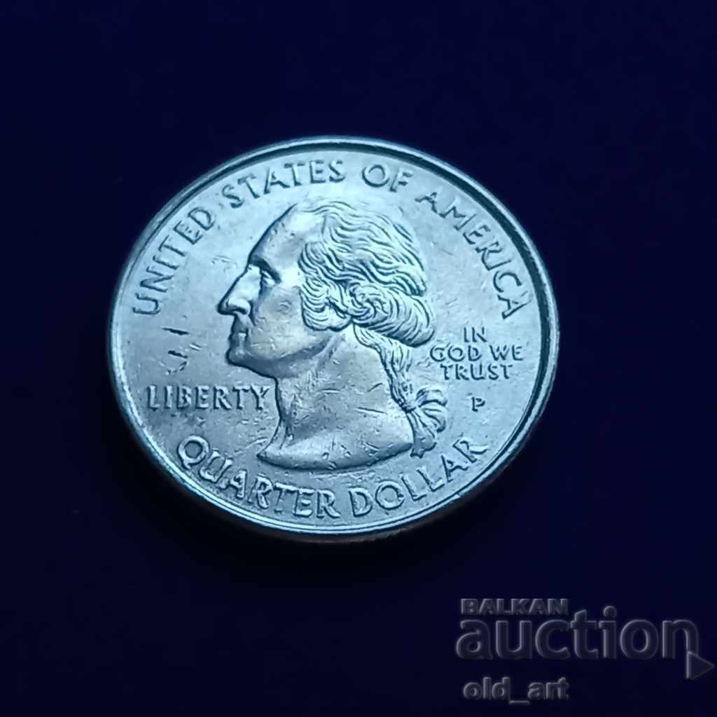 Monedă - SUA, 1/4 dolar 1999, Philadelphia