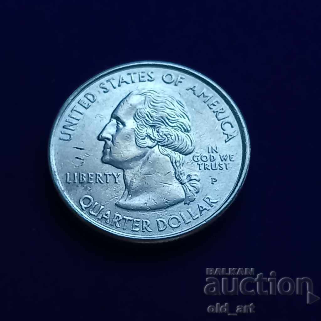 Coin - USA, 1/4 Dollar 1999, commemorative, Connecticut Coin - USA, 1/4 Dollar 1999, commemorative, Connecticut