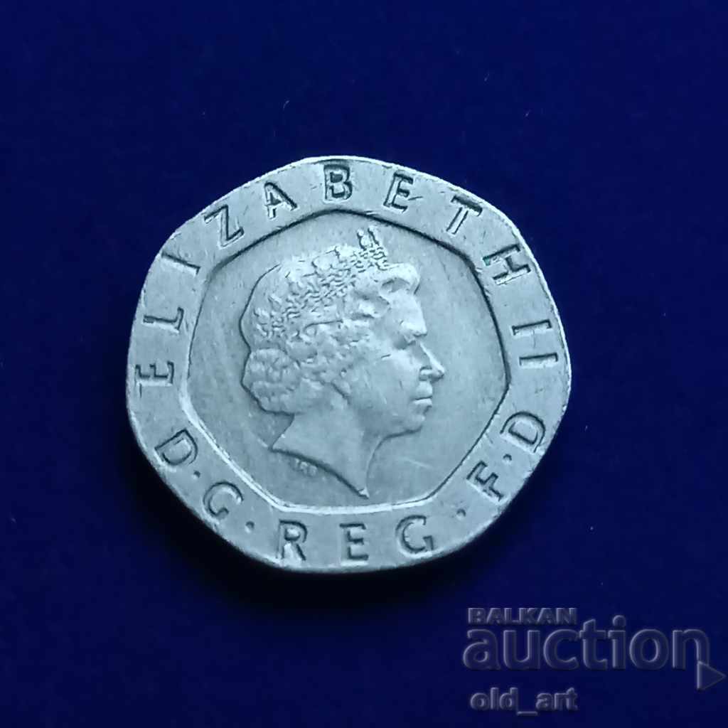 Coin - United Kingdom, 20 Pence 2006 with price € 1.80 | 3.52 BGN Coin - United Kingdom, 20 Pence 2006 with price € 1.80 | 3.52 BGN