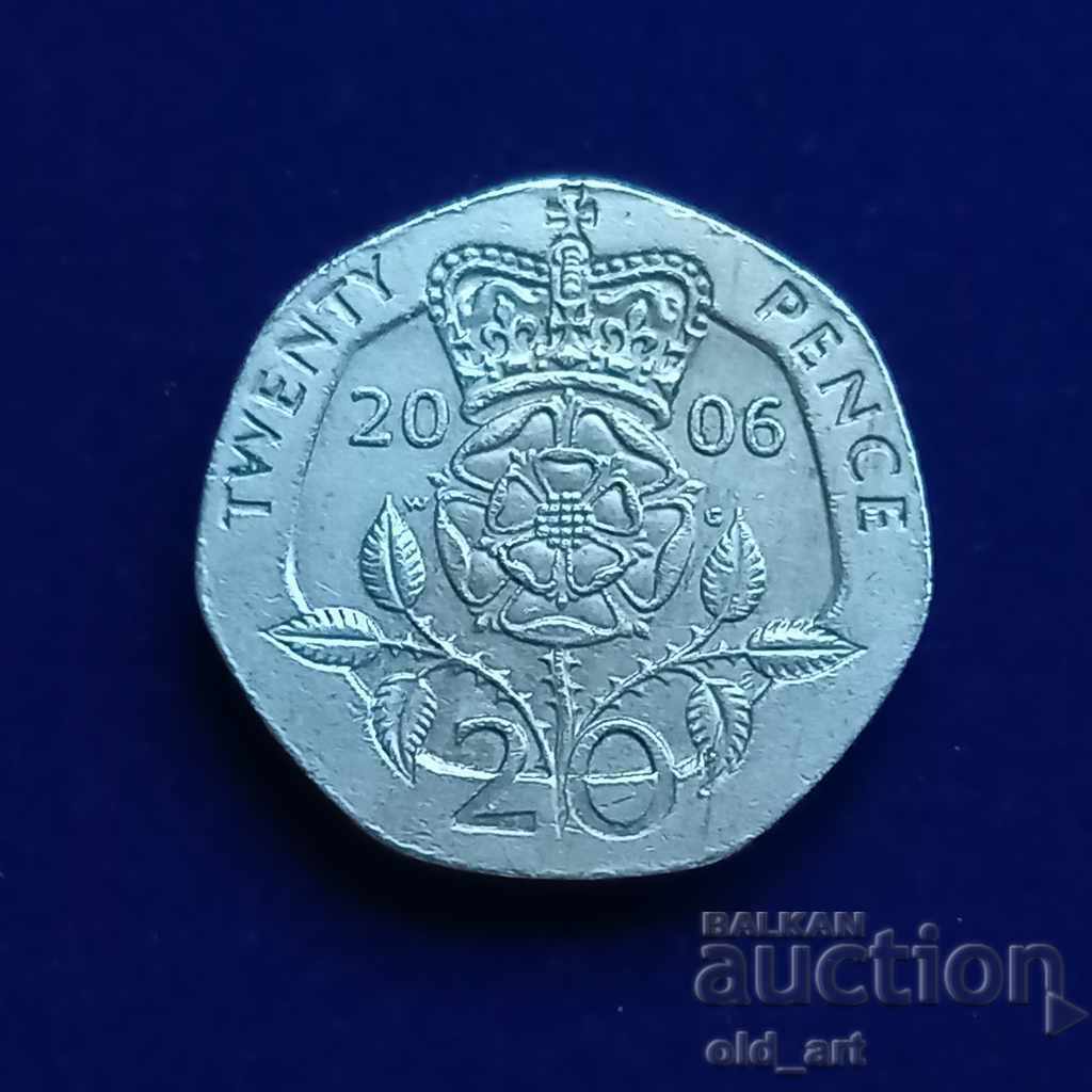 Νόμισμα - Μεγάλη Βρετανία, 20 πένες 2006