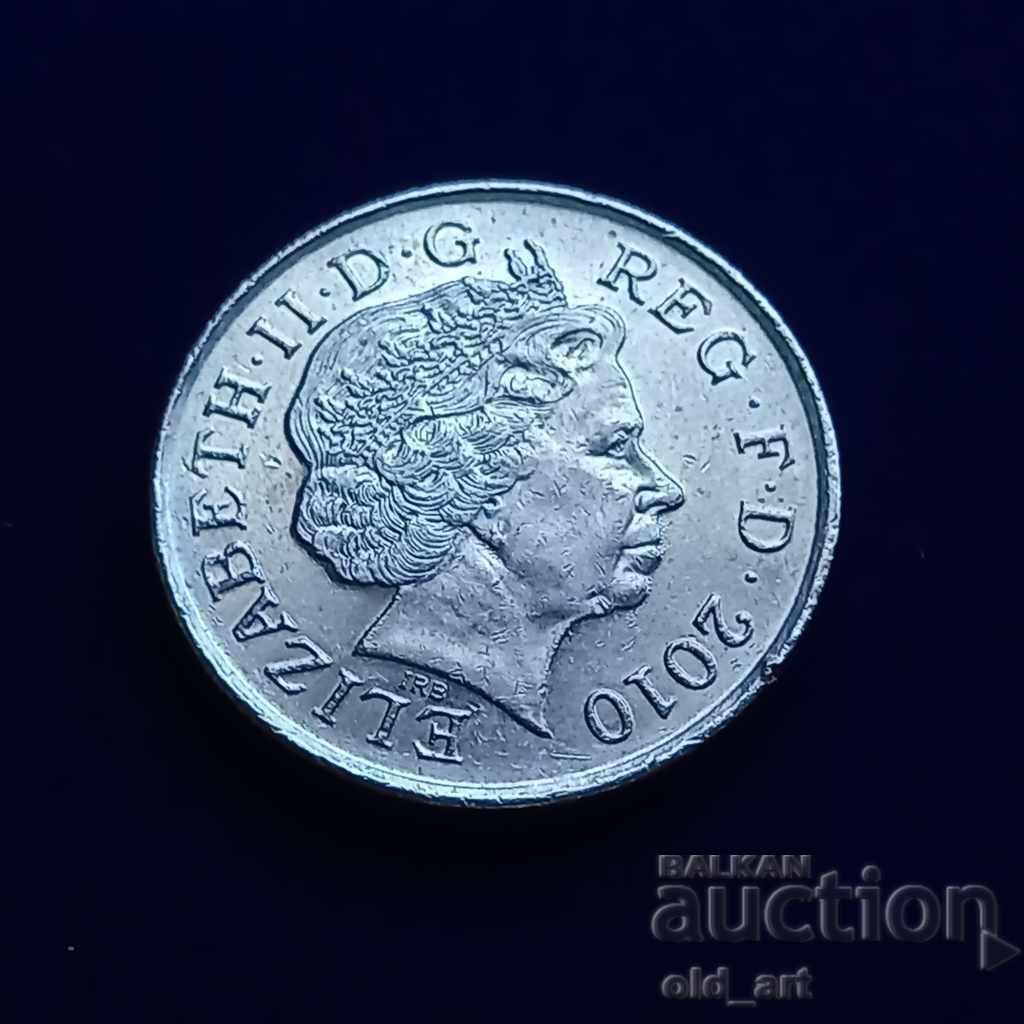 Coin - Great Britain, 10 pence 2010 with price 2.00 BGN | € 1.02 Coin - Great Britain, 10 pence 2010 with price 2.00 BGN | € 1.02