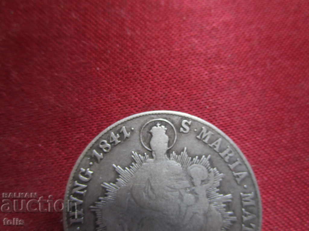 20 Kreuzer 1841, Hungary - Silver - 6 20 Kreuzer 1841, Hungary - Silver - 6