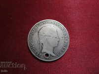 20 кройцера 1841 г., Унгария-сребро