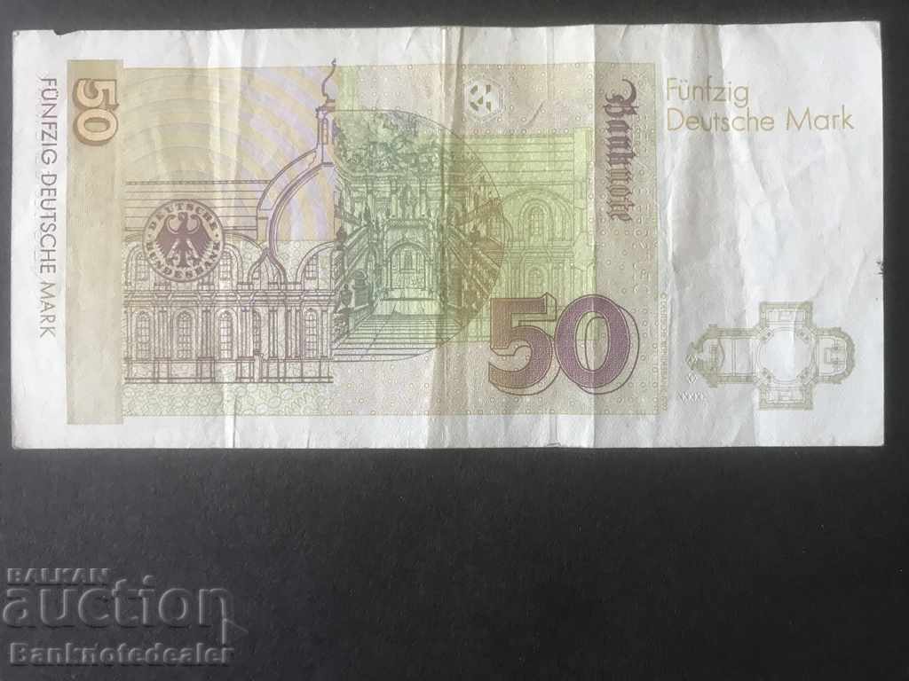 Germania 50 Mark 1996 Pick 45 Ref 78G4 cu preț € 39.00 | 76.28 BGN Germania 50 Mark 1996 Pick 45 Ref 78G4 cu preț € 39.00 | 76.28 BGN