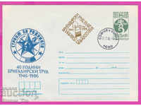 269197 / Bulgaria IPTZ 1986 -40 years of foreman work 1946