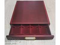 luxury drawer box for 20 coins in QUADRUM capsules