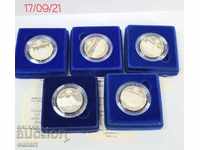 LOT 5 SILVER COIN LIMITED 1000 PCS MOLDOVA TRANSNISTRY