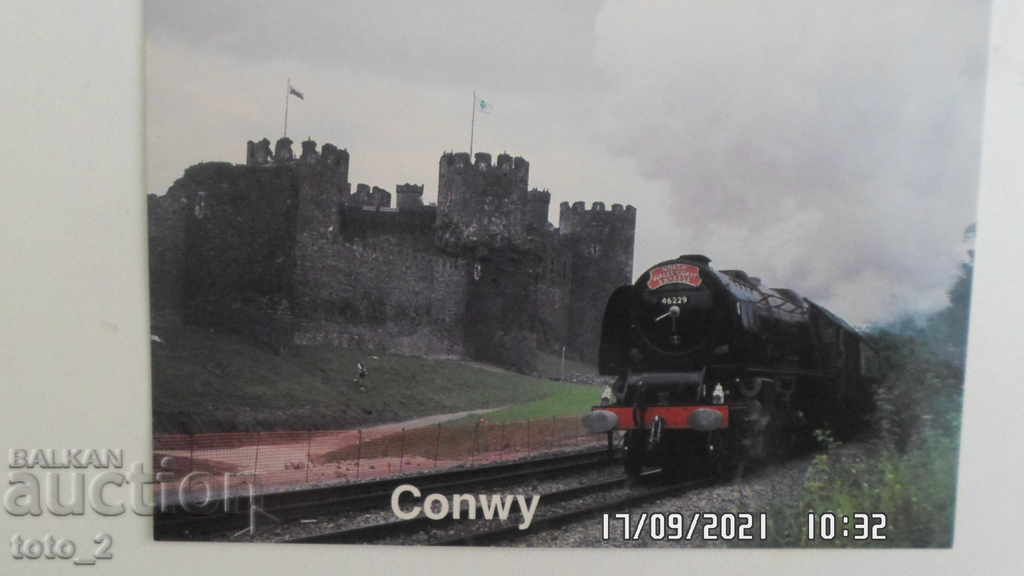 CARTE POȘTALĂ VECHE CONWY-/ȚARA GALILOR/ CARTE POȘTALĂ VECHE CONWY-/ȚARA GALILOR/