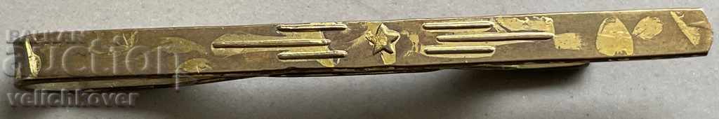 30418 Bulgaria cravată de lux pin superior ofițer 80