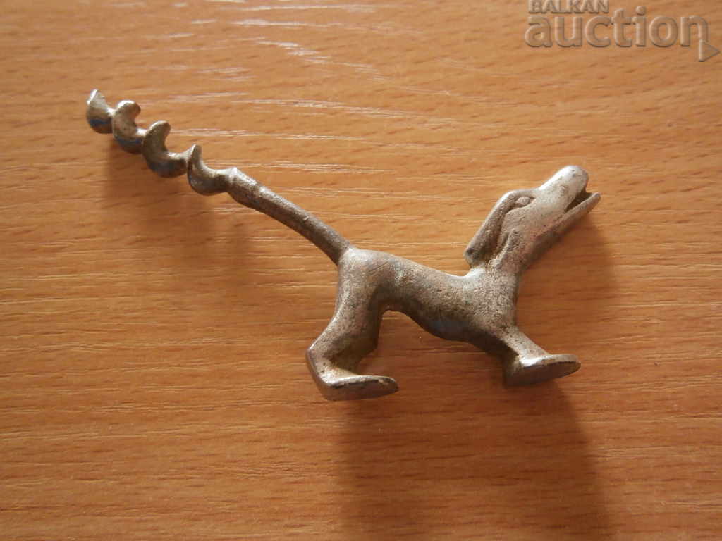 Delivery of corkscrew dog vintage retro Delivery of corkscrew dog vintage retro