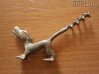 corkscrew dog vintage retro